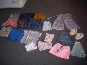 kinderkleding pakket maat 104  = 16 delig ook merk beschikbaar voor biedingen