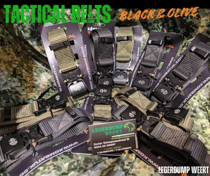TACTICAL BELTS met snel sluiting, Verzamelen, Militaria | Algemeen, Landmacht, Kleding of Schoenen, Nederland, Ophalen of Verzenden