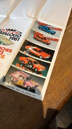 Pilen modelauto folder 1981 1/43 Spaans in goede staat, Ophalen of Verzenden, Zo goed als nieuw, Auto, Overige merken