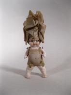 Antiek zeldzaam porseleinen Kewpie popje met grote stik I, Ophalen of Verzenden