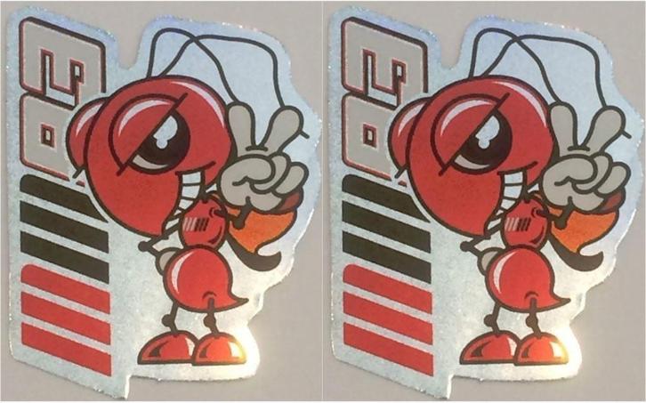 Marc Márquez 93 metallic sticker set #14, Motoren, Accessoires | Stickers, Verzenden