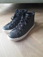 Skechers sneakers zwart leer maat 36, Meisje, Schoenen, Zo goed als nieuw, Skechers