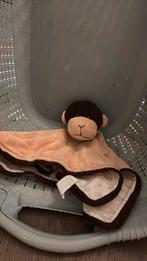 Menzis aap knuffel knuffeldoekje bruin beige, Ophalen of Verzenden, Zo goed als nieuw, Overige typen