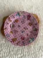 Bord taartjes roze doorsnee 27 cm, Ophalen, Zo goed als nieuw, Bord(en), Overige stijlen