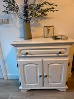 Wit Houten Dressoir/Kastje, Huis en Inrichting, Kasten | Dressoirs, Ophalen, Gebruikt, 100 tot 150 cm, Met lade(s)