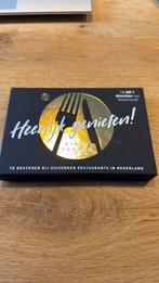 Diner cadeau (€100,-) (nr1 dinerbon van nederland), Tickets en Kaartjes, Drie personen of meer, Cadeaubon, Overige typen