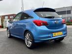 Opel Corsa 1.0 Turbo Innovation OPC Line|Panodak|Stoel/Stuur, Auto's, 1063 kg, Gebruikt, Blauw, Leder en Stof