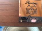Riviera maison houten blad, Huis en Inrichting, Woonaccessoires | Dienbladen, Ophalen, Zo goed als nieuw, Vierkant, Hout