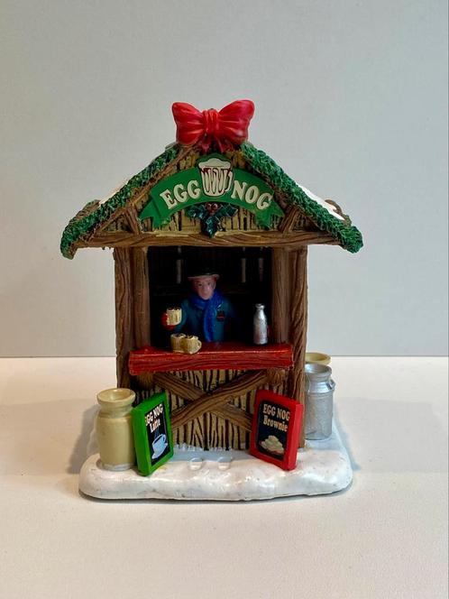 Lemax Egg Nog Stand  (23953), Diversen, Kerst, Verzenden