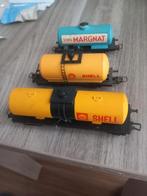 3 Brandstof Wagons: Shell & Wijnhuis HO, Hobby en Vrije tijd, Modeltreinen | H0, Overige merken, Gebruikt, Gelijkstroom of Wisselstroom