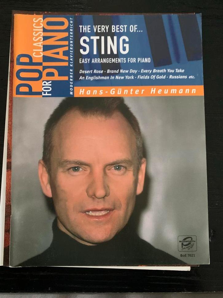 Sting - The Very Best Of... Piano bladmuziek, Muziek en Instrumenten, Bladmuziek, Gebruikt, Artiest of Componist, Populair, Piano