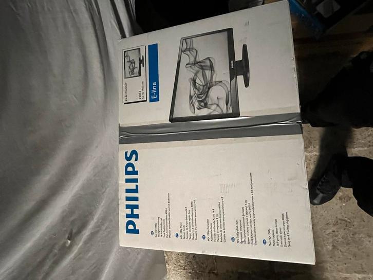 Philips 220E1 LCD Monitor - Full HD, Computers en Software, Monitoren, Zo goed als nieuw, 60 Hz of minder, HDMI, LED, Full HD