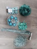 Te koop, blauw kerstversiering, Diversen, Kerst, Ophalen of Verzenden, Zo goed als nieuw
