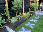 Tuinmeubels cortenstaal bloembak houtopslag maatwerk staal, Ophalen of Verzenden, Nieuw, Metaal