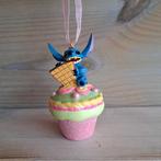 Disney Stitch cupcake ornament, Ophalen of Verzenden, Overige figuren, Zo goed als nieuw, Beeldje of Figuurtje