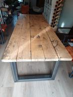 Eikenhouten tafel 240×90, Huis en Inrichting, Tafels | Eettafels, Ophalen, Gebruikt, 200 cm of meer, 50 tot 100 cm