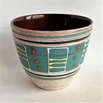 Diverse Vintage 60's en 70's Bloempotten, Mid Century, Gebruikt, Rond, Binnen, Ophalen of Verzenden