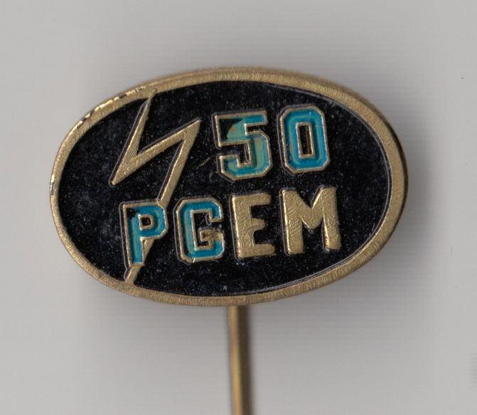 PGEM Gelderland Electriciteits Maatschappij speldje, Verzamelen, Speldjes, Pins en Buttons, Gebruikt, Speldje of Pin, Overige onderwerpen
