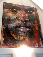 Peter Donkersloot - Muhammad Ali - Mixed Media 120x100cm, Antiek en Kunst, Ophalen of Verzenden