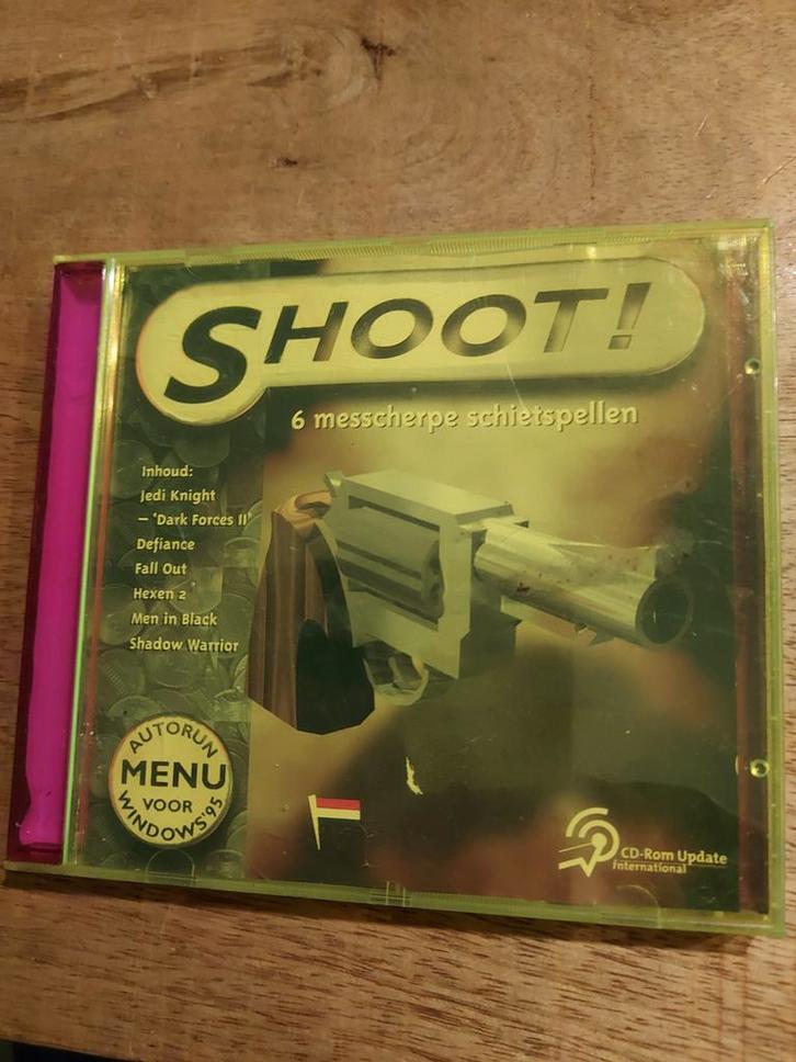 Shoot! PC Game - Windows 95, Spelcomputers en Games, Games | Pc, Gebruikt, Overige genres, Ophalen of Verzenden