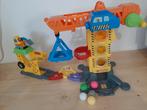 Vtech toet-toet bouwplaats met hijskraan+graafmachine Quido, Ophalen of Verzenden, Zo goed als nieuw, 2 tot 4 jaar