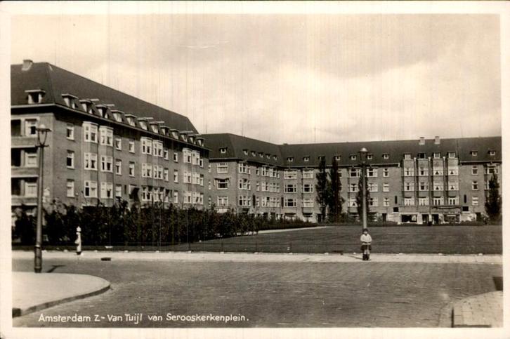 Amsterdam Z - Van Tuijl van Serooskerkenplein, Verzamelen, Ansichtkaarten | Nederland, Ongelopen, Noord-Holland, Voor 1920, Ophalen of Verzenden