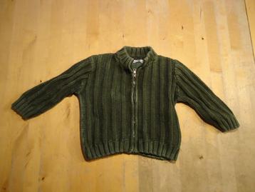  	 Name It truitje groen vest maat 80 (K137)  beschikbaar voor biedingen