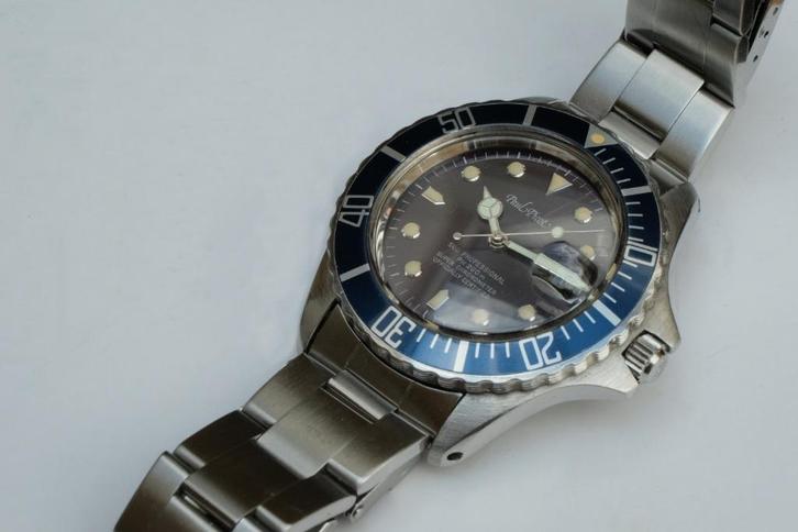 Paul Picot Mariner 1 Automaat, Sieraden, Tassen en Uiterlijk, Horloges | Heren, Gebruikt, Polshorloge, Overige merken, Staal, Staal