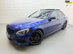 Mercedes-Benz C-klasse 180 AMG NIGHT PANO CAMERA NAP, Auto's, Mercedes-Benz, Automaat, 65 €/maand, Blauw, Bedrijf