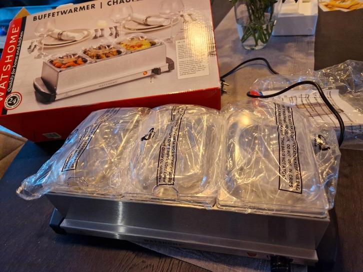 Warmhoudplaat en buffetverwarmer, Witgoed en Apparatuur, Gourmetstellen, Nieuw, 4 t/m 7 personen, Ophalen of Verzenden