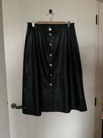 Stoere vegan leather lange rok als nieuw!! Zwart XL, Zwart, Maat 42/44 (L), Ophalen of Verzenden, Zo goed als nieuw