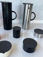 Stelton thermoskan melkkan suikerpot Erik Magnussen vintage, Gebruikt, Stelton, Ophalen of Verzenden, Stelton