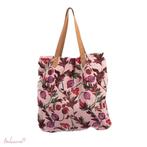 Roze velours shopper Olivia 50 x 50 cm leuk als cadeau, -, -, Shopper, Nieuw