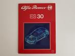 Originele Alfa Romeo ES 30 Zagato SZ persmap - Engels - 1989, Ophalen of Verzenden, Alfa Romeo, Alfa Romeo