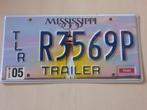 Kentekenplaat Mississippi usa., Verzamelen, Automerken, Motoren en Formule 1, Ophalen of Verzenden, Gebruikt, Auto's
