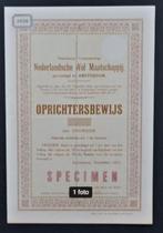 Nederlandsche Wol Maatschappij - 1915, Postzegels en Munten, Aandelen en Waardepapieren, Overige typen, Voor 1920, Verzenden
