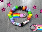 Kandi Nyan cat Bracelet, Ophalen of Verzenden, Zo goed als nieuw