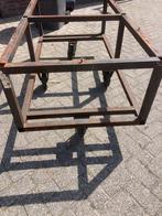 Zwaarlastwagen  karren kar wielen Metalen 2x, Ophalen, Gebruikt