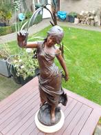 Auguste Moreau (Antiek Bronzen Beeld) Engel met koren, Ophalen