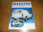 brochure Austin Maestro 700L Van, Ophalen of Verzenden, Zo goed als nieuw, Overige merken