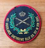 Mouwembleem korps veldartillerie, Ophalen of Verzenden, Landmacht, Nederland, Embleem of Badge