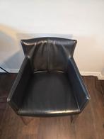 6 L'Ancora Design eetkamerstoelen - zwart leer, Huis en Inrichting, Ophalen, Gebruikt, Zwart, Design