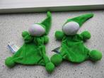 Groen velours spookpopje spookje popje Lunavi kraamzorg, Ophalen of Verzenden, Zo goed als nieuw, Overige typen