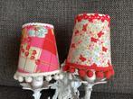 Lief brocante lamp met 2 lichtpunten, Ophalen, Gebruikt