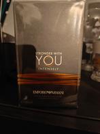 Armani Stronger With You Intensely - Kerst Parfum, Sieraden, Tassen en Uiterlijk, Uiterlijk | Parfum, Ophalen of Verzenden, Nieuw
