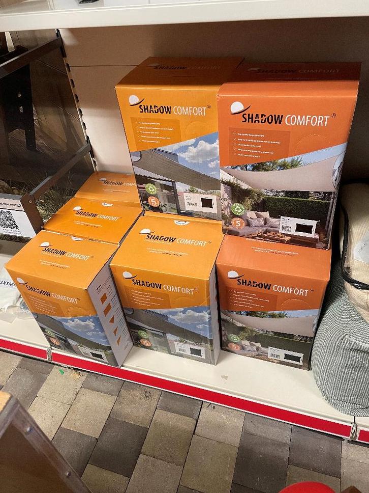 Nieuwe schaduwdoeken, Tuin en Terras, Schaduwdoeken, Nieuw, Ophalen