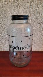 Glazen pot om pepernoten in te bewaren, Diversen, Sinterklaas, Ophalen of Verzenden