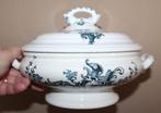 Antieke dekschaal decor Regent, Antiek en Kunst, Antiek | Servies los, Ophalen of Verzenden