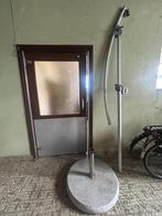 Stevige Glatz Parasolvoet - Aluminium & Graniet, Tuin en Terras, Ophalen, Gebruikt, Minder dan 1 meter, Parasolvoet