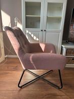 Vlinderstoel Oud Roze - Zit Heerlijk!, Huis en Inrichting, Fauteuils, Ophalen, Minder dan 75 cm, Zo goed als nieuw, Stof